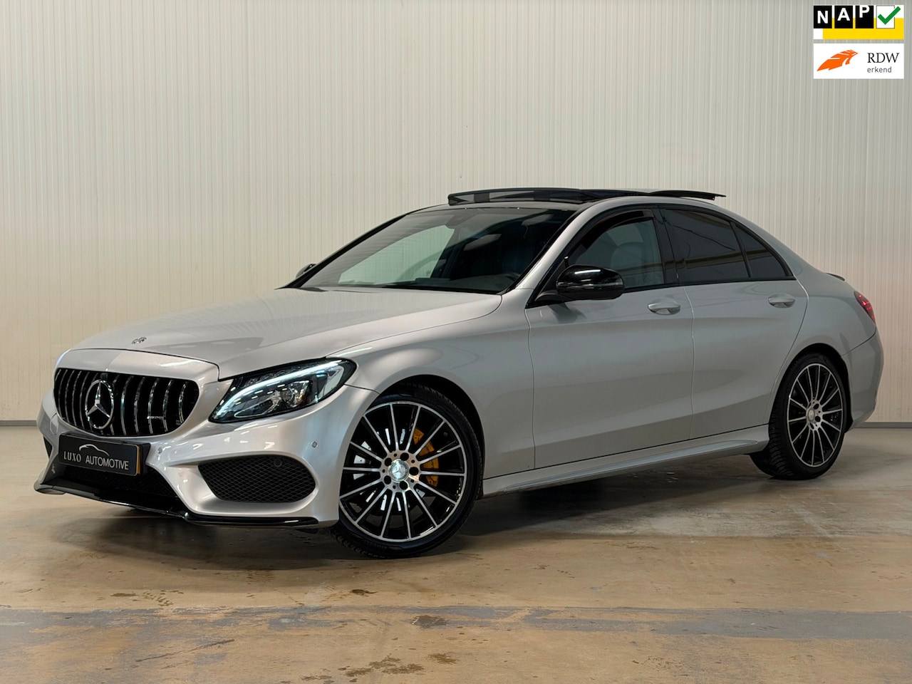 Mercedes-Benz C-klasse - 180 | AMG/NIGHT | PANO | NAP | CAMERA | LED - AutoWereld.nl