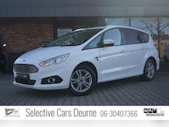 Ford S-Max - 1.5 Ecoboost, 7 persoons, Garantie, Frost White, Trekhaak, Camera, Dealer-OH, Nieuwe Motor