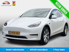 Tesla Model Y - Long Range AWD 75 kWh SOH 94, 9% / 20'' LMV ( € 2.300 ) / 3 Fase / Panorama / Stoelverwarm