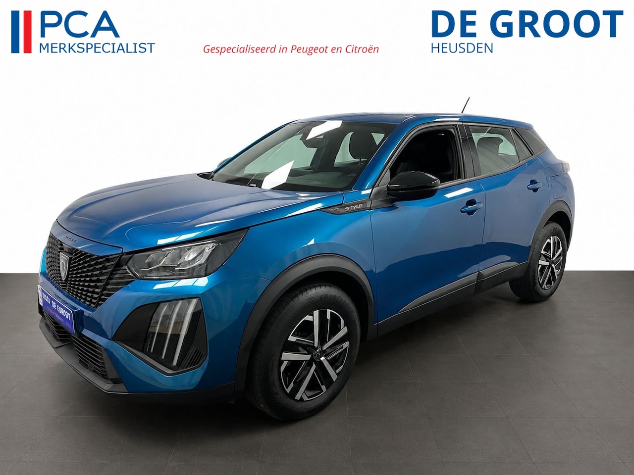 Peugeot 2008 - STYLE Automaat Hybrid 145pk Mirrorlink Navi | Airco - AutoWereld.nl