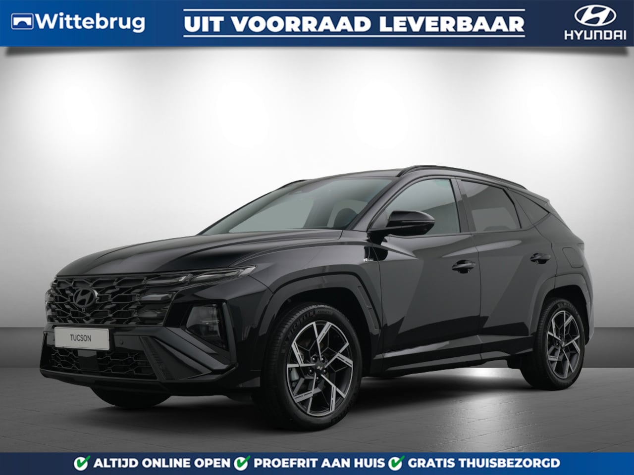 Hyundai Tucson - 1.6 T-GDI PHEV N Line Business Plug-In Hybride Automaat NETTO bijtelling vanaf 296 euro pe - AutoWereld.nl