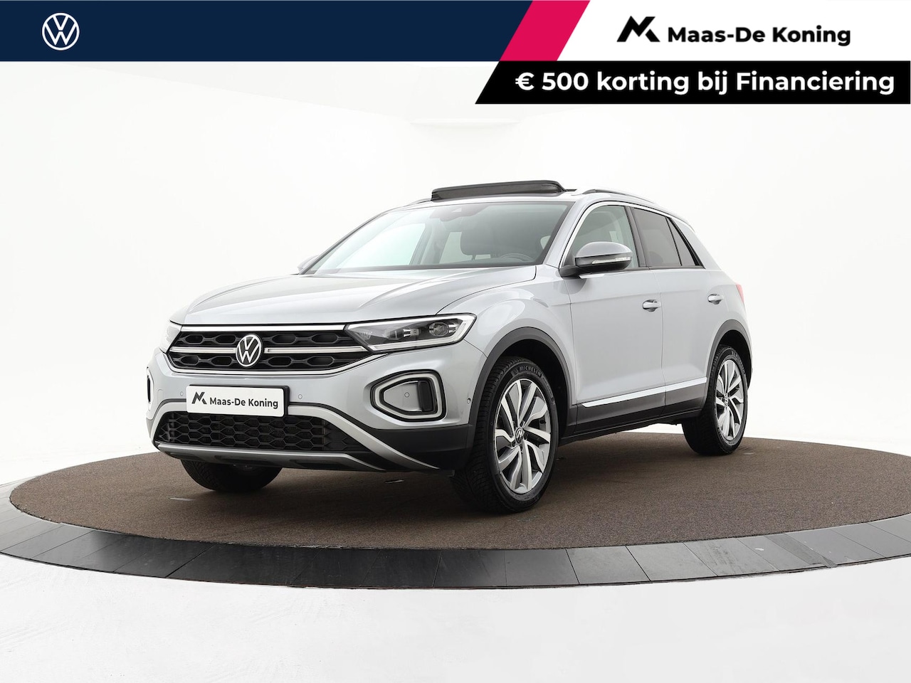 Volkswagen T-Roc - 1.5 TSI 150pk DSG Style · Panoramadak · Camera · Matrix LED · Keyless · Leder Vienna · Dod - AutoWereld.nl