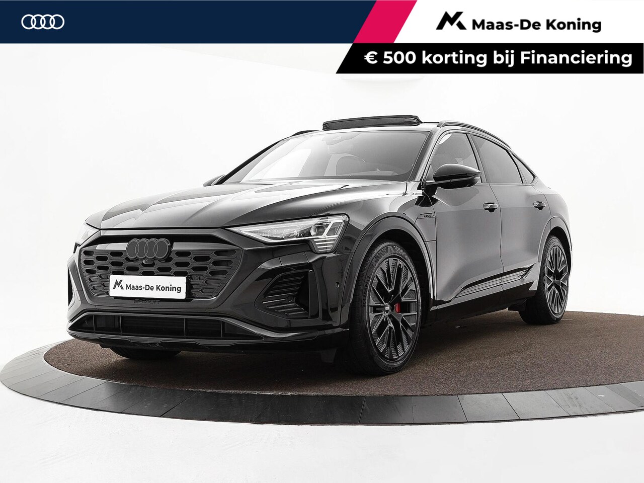 Audi Q8 Sportback e-tron - 55 408pk Quattro S Edition 115 kWh · SOH 95,1% · Panoramadak · Luchtvering · 360 Camera · - AutoWereld.nl
