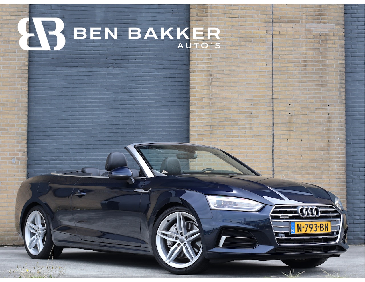 Audi A5 Cabriolet - 2.0 TFSI quattro Design Pro Line Plus | Nekverwarming | Cam | Navi | Leder | - AutoWereld.nl