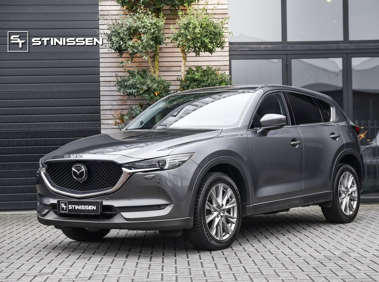 Mazda CX-5 - 2.5 4WD SkyActiv-G 194 Sport Line Leer, Adaptive cruise control, Bose, 19 inch Velgen - AutoWereld.nl