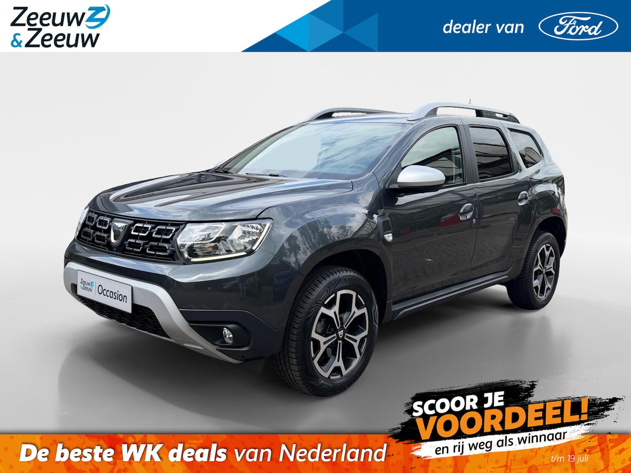 Dacia Duster - 1.0 TCe Prestige | Lage kilometers | Rondom camera | Navigatie | Climate | Telefoon | - AutoWereld.nl
