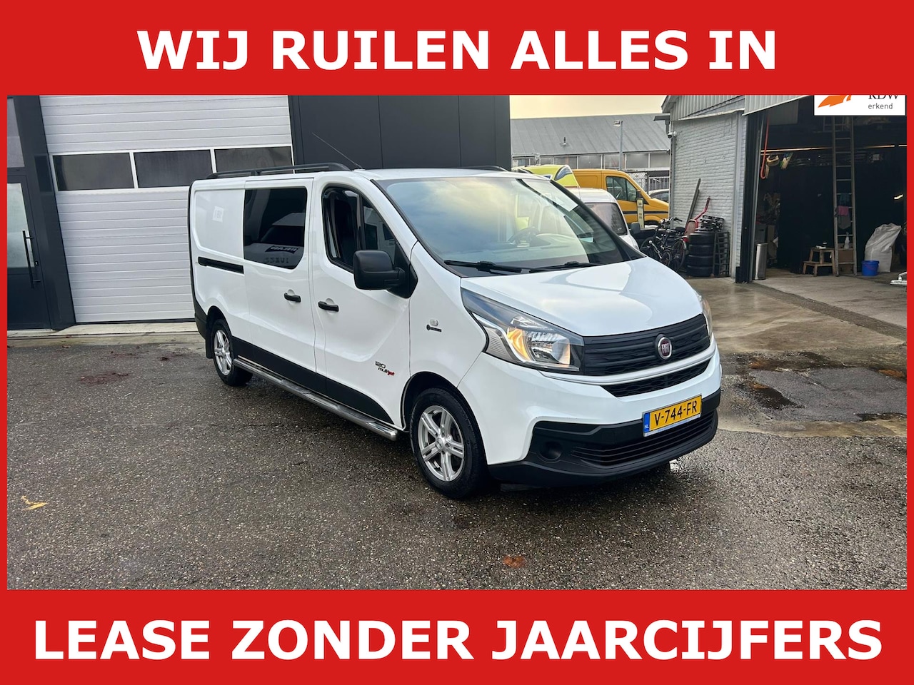 Fiat Talento - 1.6 MJ L2H1 DC 6 pers leder euro 6 - AutoWereld.nl