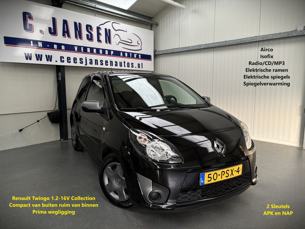 Renault Twingo - 1.2-16V Collection Leuke auto! | Airco | Centrale deurvergrendeling met afstandsbediening - AutoWereld.nl