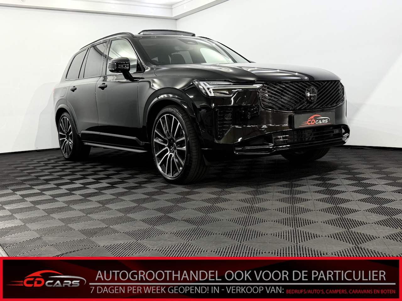 Volvo XC90 - 2.0 T8 Plug-in hybrid AWD Ultra Black Edition 7P Panoramadak, Bowers&Wilkins, Luchtvering, - AutoWereld.nl