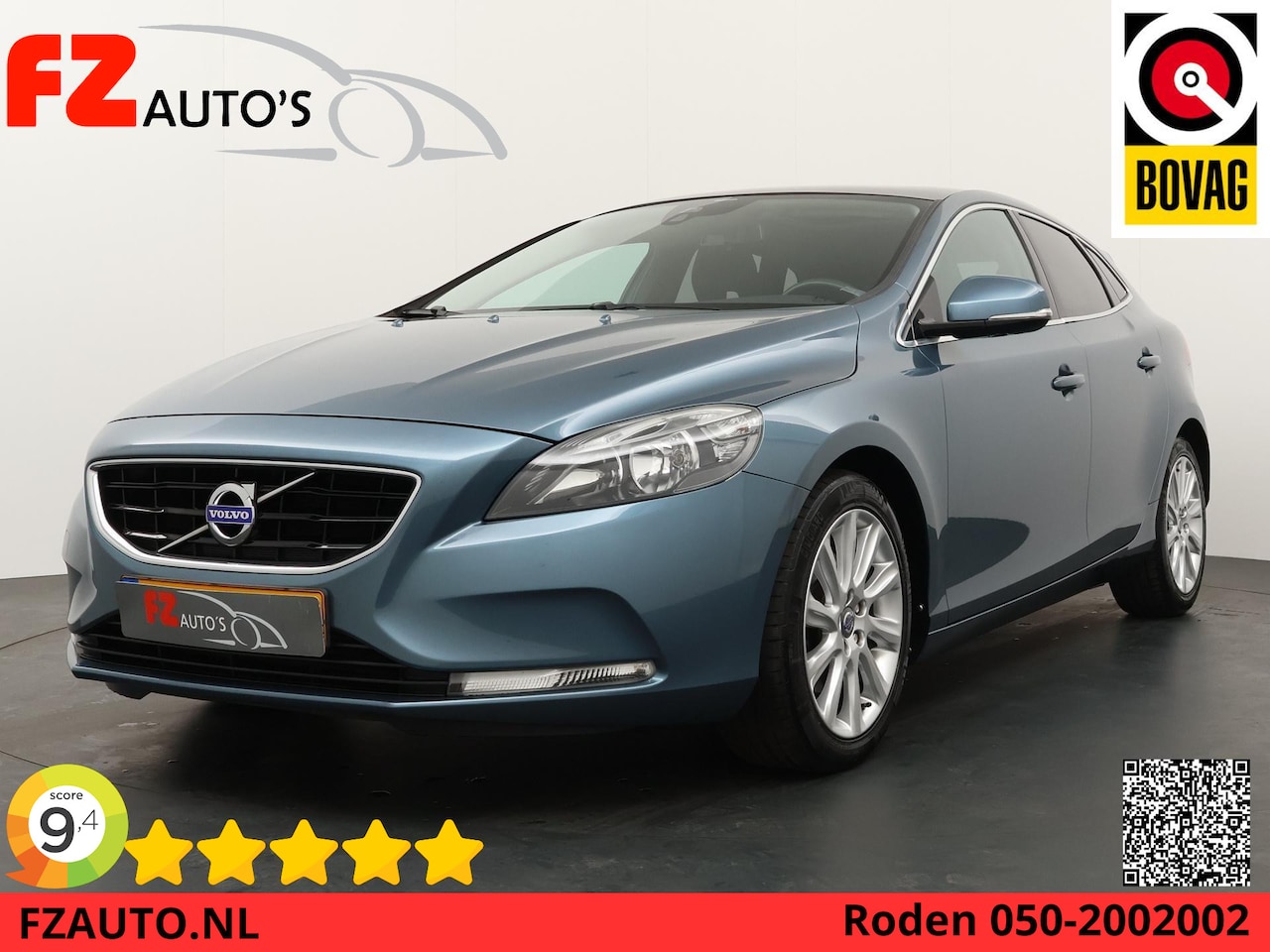 Volvo V40 - 1.6 T3 Momentum - Navigatie- Climate Controle - Trekhaak - Cruise Control - AutoWereld.nl