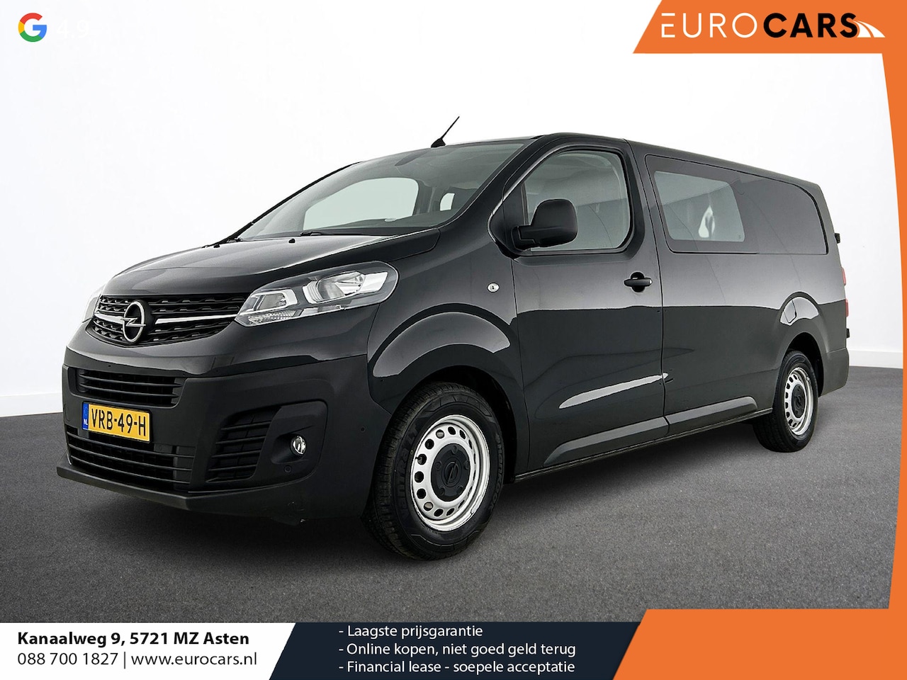 Opel Vivaro - 1.5 CDTI L3H1 Edition Dubbele Cabine Airco Navigatie Bluetooth Parkeersensoren Camera Trek - AutoWereld.nl