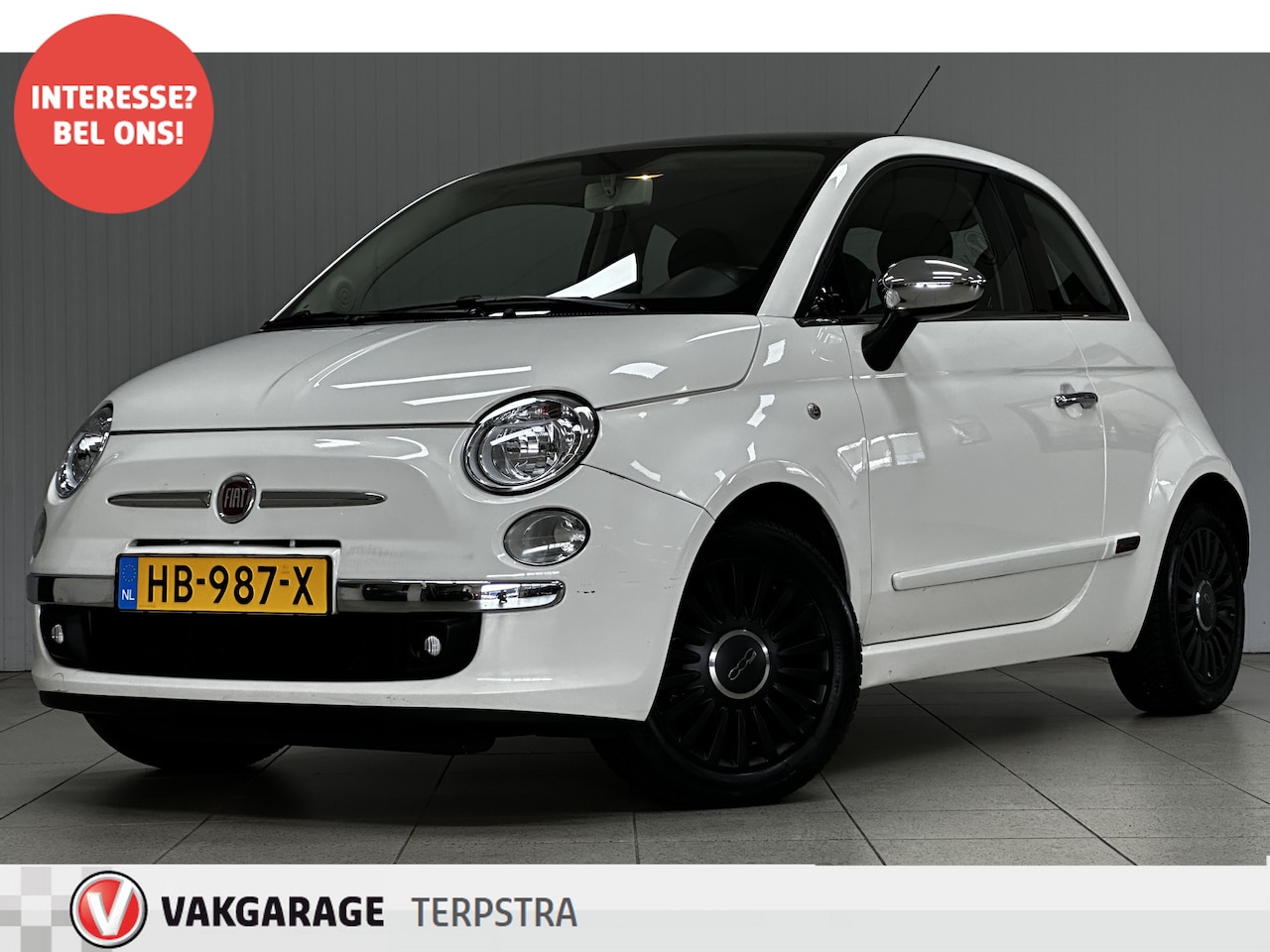 Fiat 500 - 1.2 Naked /D-Riem Verv. 181.000KM! /Trekhaak! /15"LMV /Pano-Dak /Airco /Elek. pakket /Radi - AutoWereld.nl