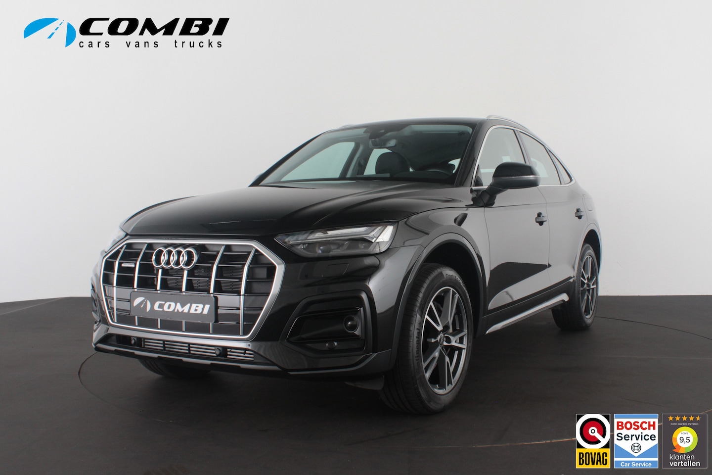 Audi Q5 Sportback - 50 TFSI e Advanced edition > Leer/Camera/Matrix-LED/19inch/Mythos Black Metallic - AutoWereld.nl
