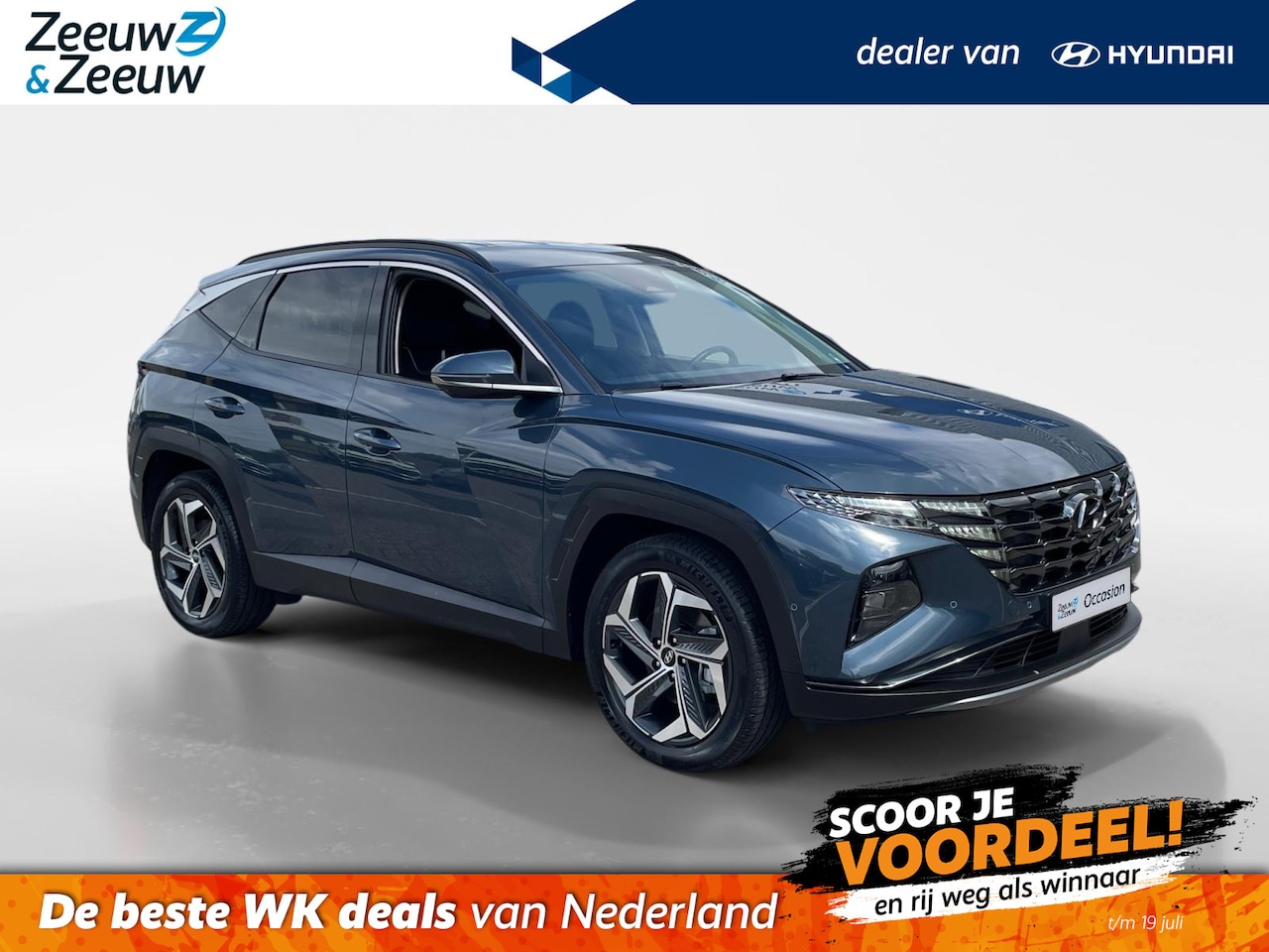Hyundai Tucson - 1.6 T-GDI HEV Premium | Stoelverwarming/koeling | Carplay | Dealeronderhouden - AutoWereld.nl