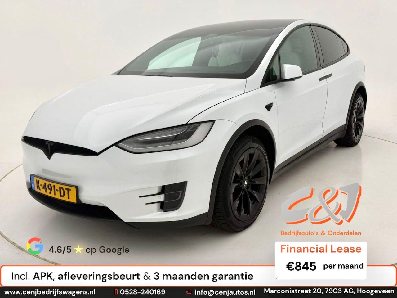 Tesla Model X - Long Range Raven l Dual Motor l AWD l 100KWh l MARGE l LEASE mogelijk - AutoWereld.nl