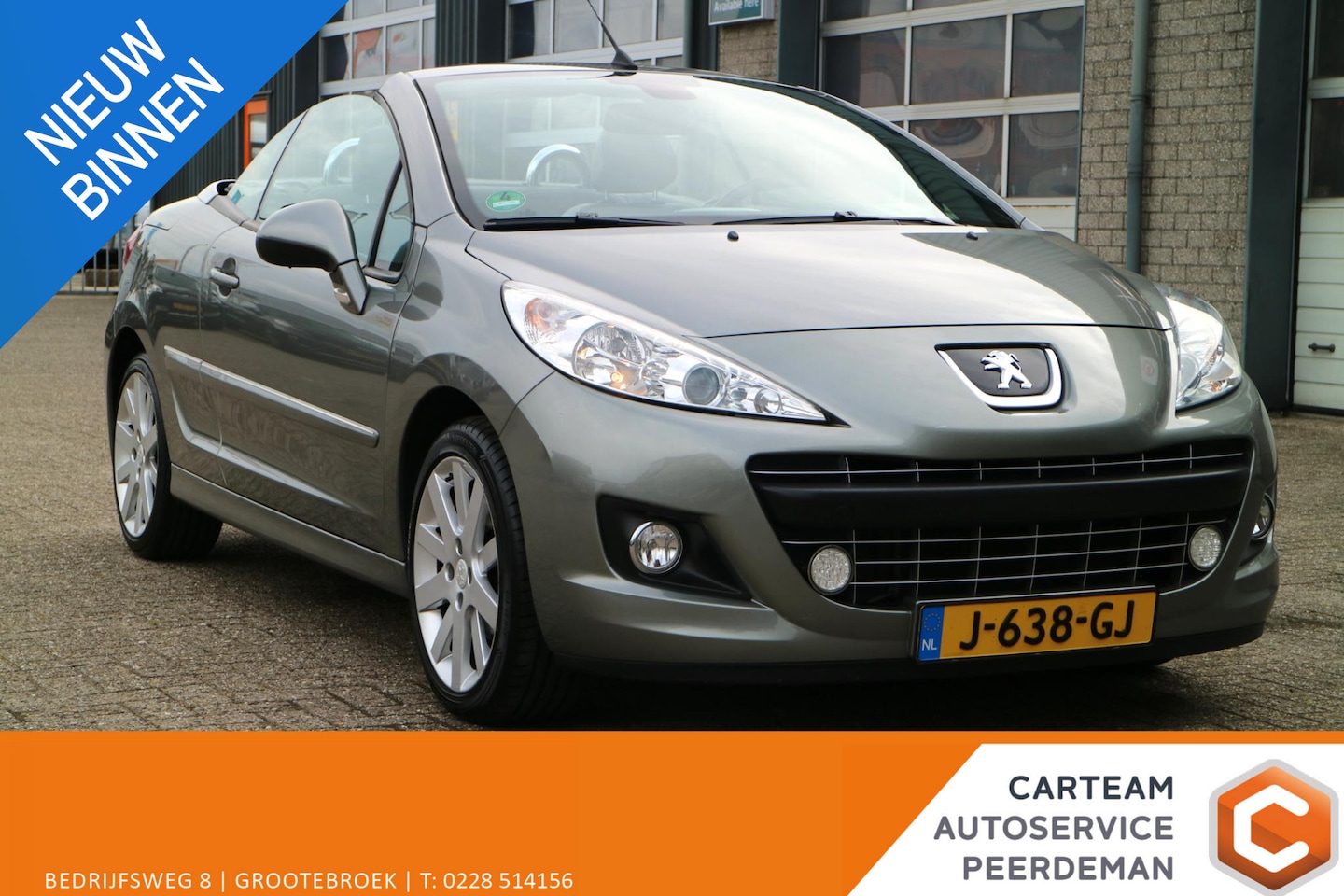 Peugeot 207 CC - 1.6 VTi Roland Garros | Automaat! | Cabrio | Goed onderhouden! | - AutoWereld.nl
