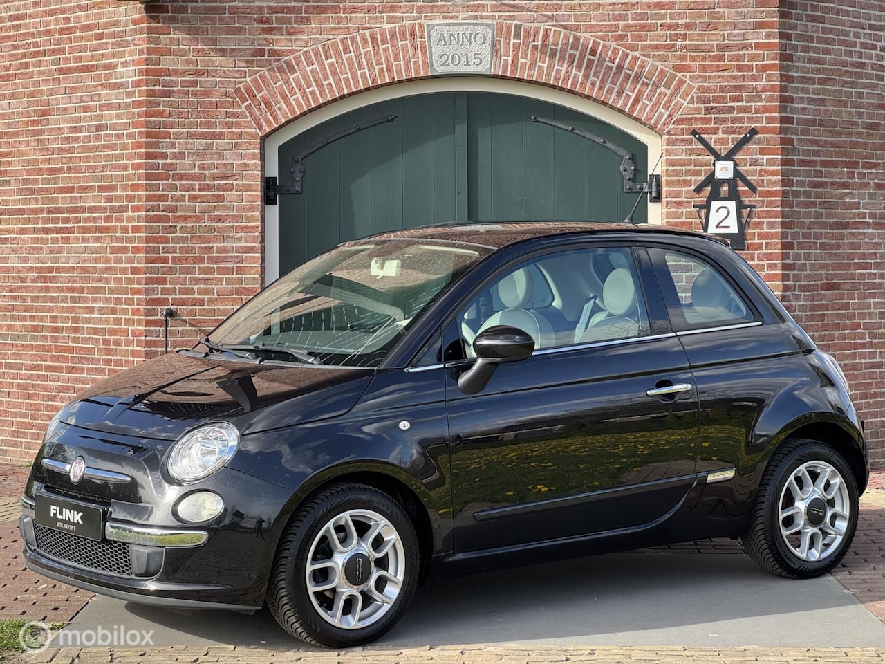 Fiat 500 - 1.2 Lounge Automaat Panoramadak , Airco - AutoWereld.nl