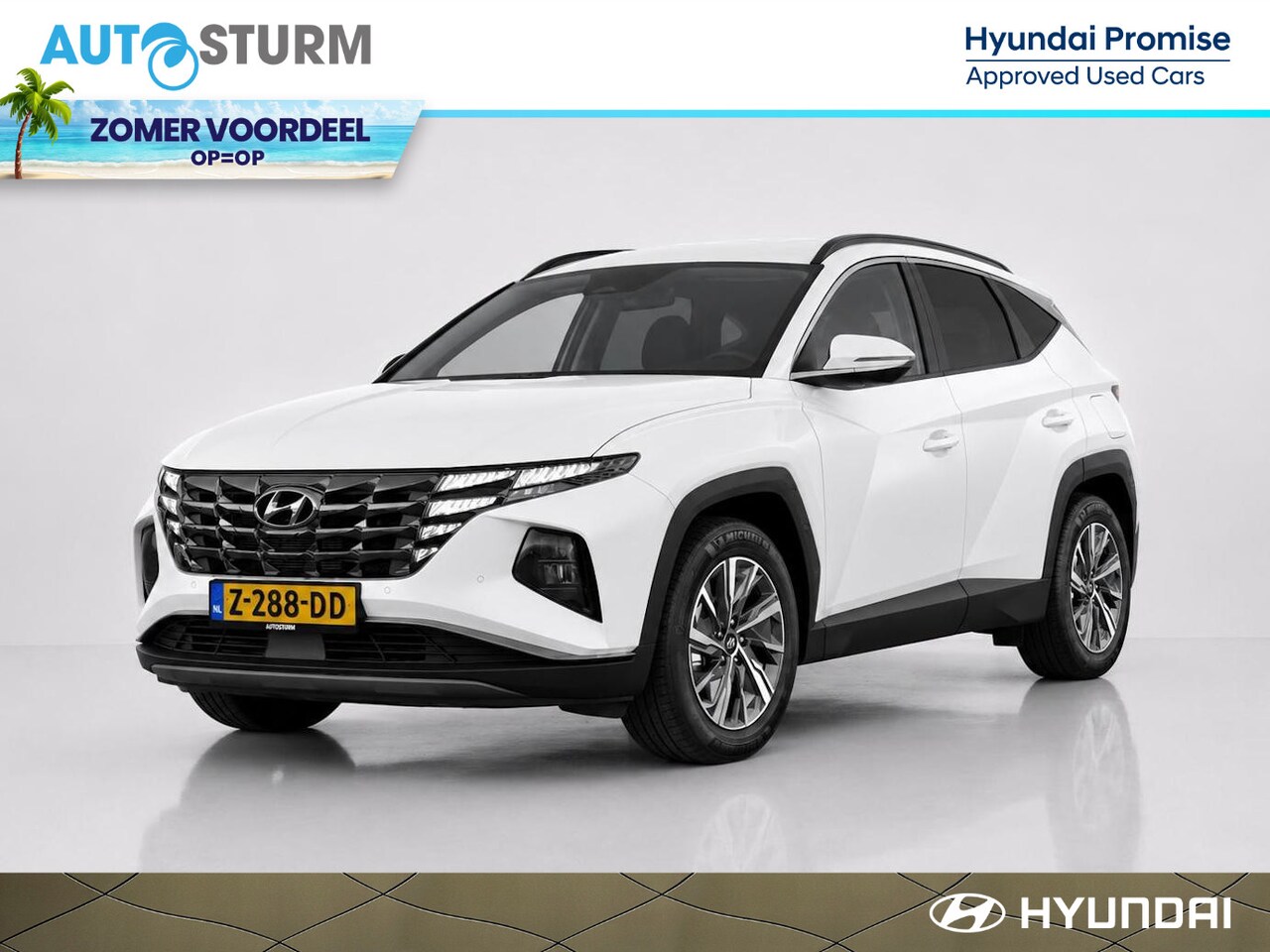 Hyundai Tucson - 1.6 T-GDI HEV Comfort Smart NL-Auto, 1650kg Trekgewicht! - AutoWereld.nl