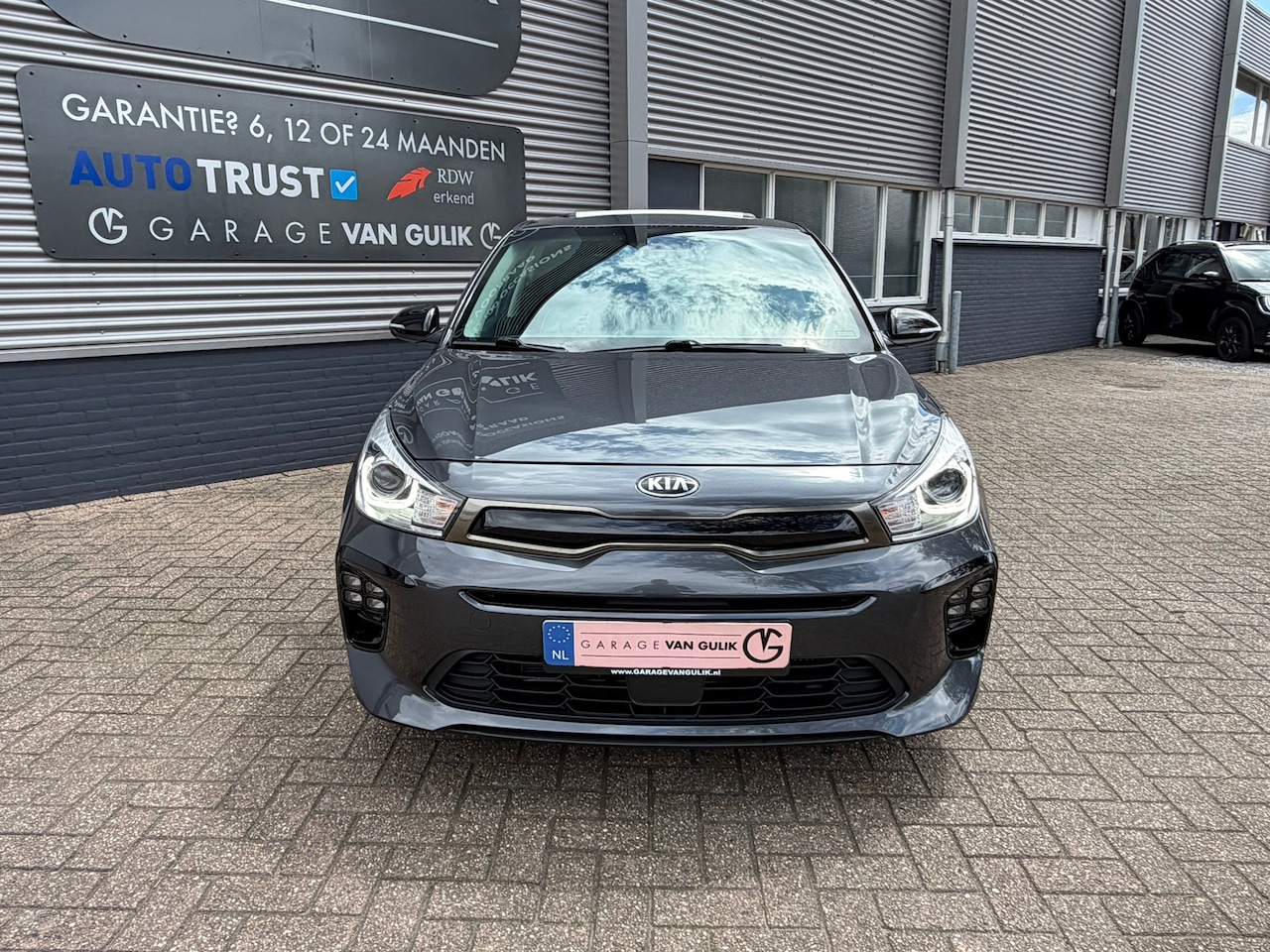 Kia Rio - 1.0 TGDI GT-Line 120PK Automaat,Trekhaak,Panodak,Navi,Clima,Cruise,Carplay,Stoel+StuurVerw - AutoWereld.nl