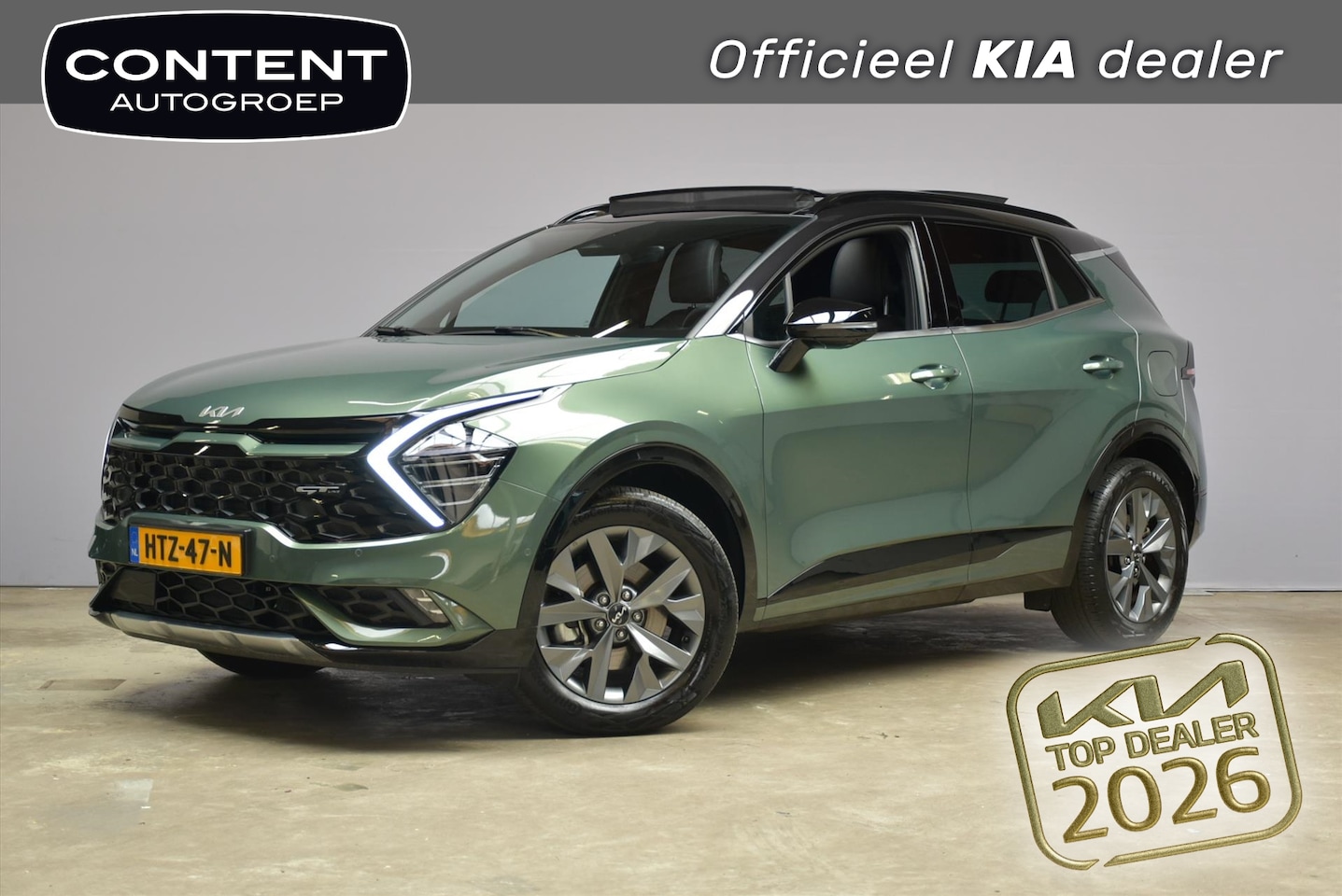 Kia Sportage - 1.6 T-GDi 230pk Hybrid AT6 GT-PlusLine - AutoWereld.nl
