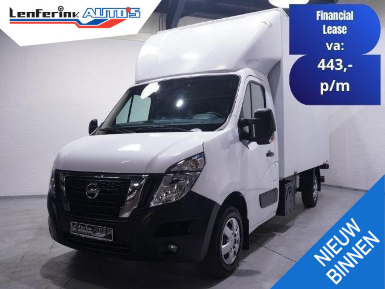 Nissan Interstar - 2.3 DCi 165 pk Bakwagen met Laadklep Airco, Apple Carplay, Camera, Cruise Control, 3-Zits - AutoWereld.nl