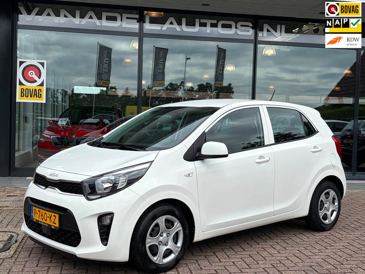Kia Picanto - 1.0 ComfortLine 5Drs 1e Eig! Navi Cruise Airco NL-Auto NAP Volledig Dealeronderhouden! - AutoWereld.nl