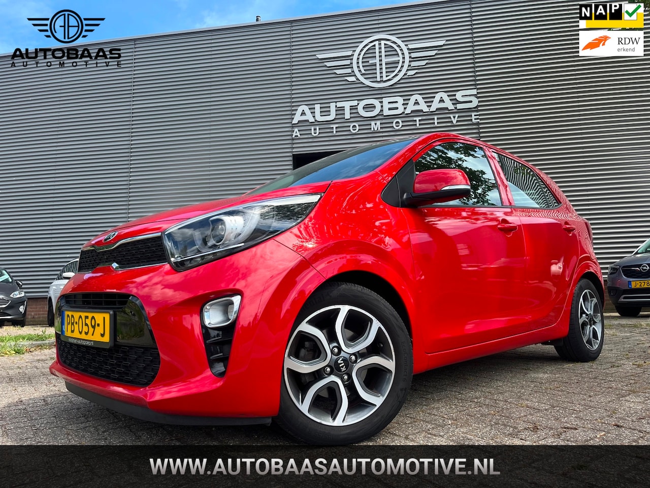 Kia Picanto - 1.0 CVVT First Edition 5-ZITS+1EIG+NAP+NLAUTO+NAVIGATIE+CLIMATE CONTROL+CRUISECONTROL+CAME - AutoWereld.nl