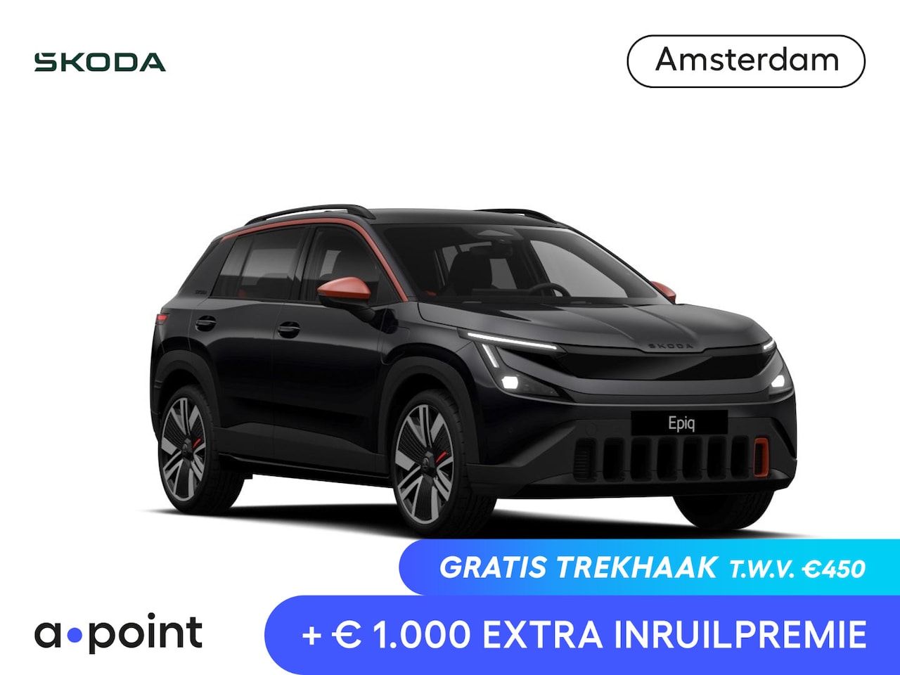 Skoda Epiq - First Edition 56 kWh 211 pk | Light & View | Trekhaak afneembaar - AutoWereld.nl