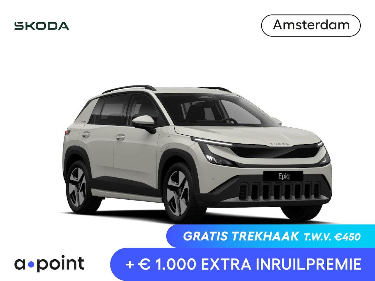 Skoda Epiq - Business Launch Edition 56 kWh 211 pk | Interieur 'Suite' | Trekhaak afneembaar - AutoWereld.nl