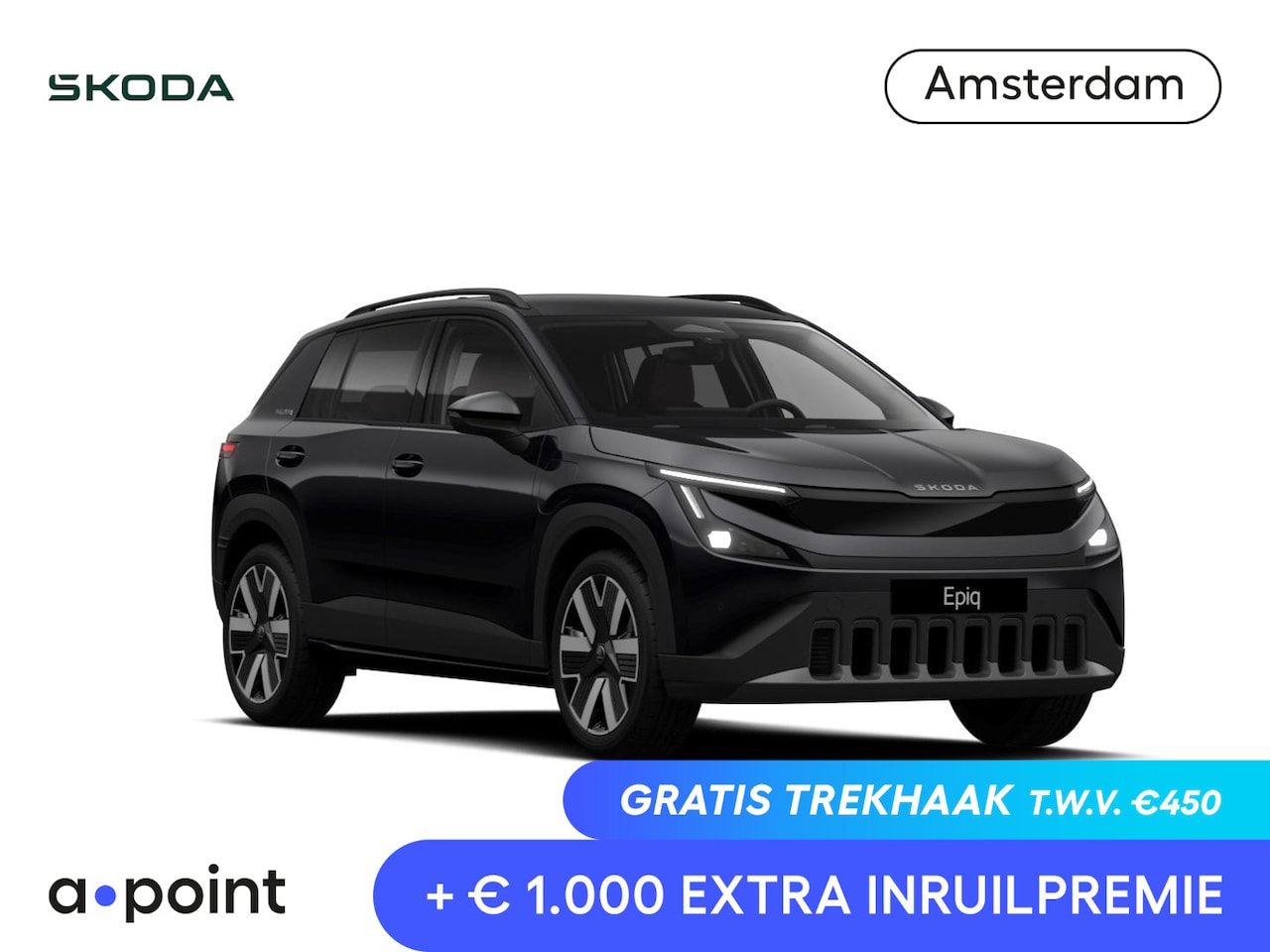 Skoda Epiq - Business Launch Edition 56 kWh 211 pk | Panoramisch glazen dak | Interieur 'Suite' | Light - AutoWereld.nl