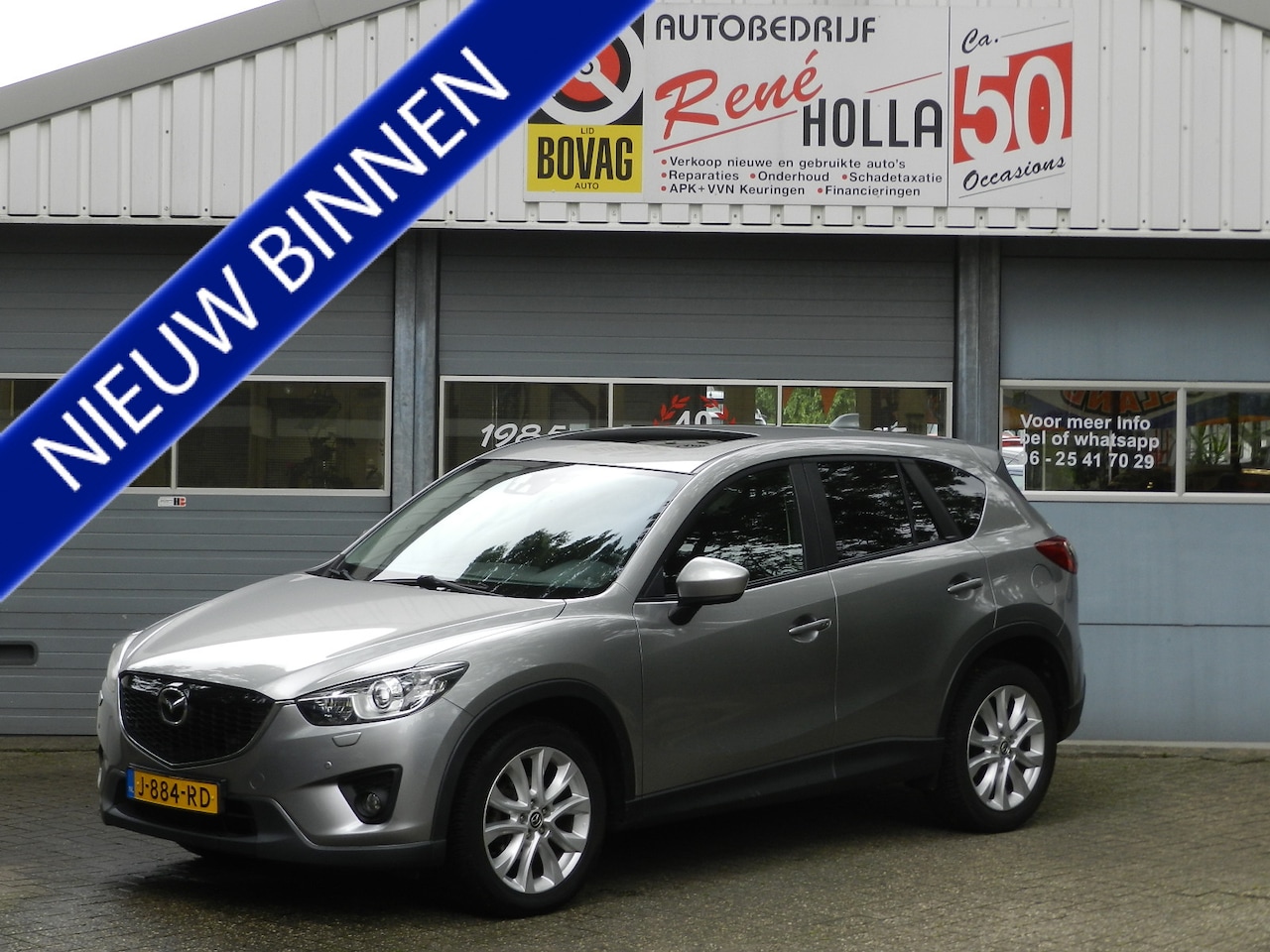 Mazda CX-5 - 2.0 GT-M 4WD Automaat Navi PDC Bose Leer Schuif/kantel 19"LMV Automaat - AutoWereld.nl