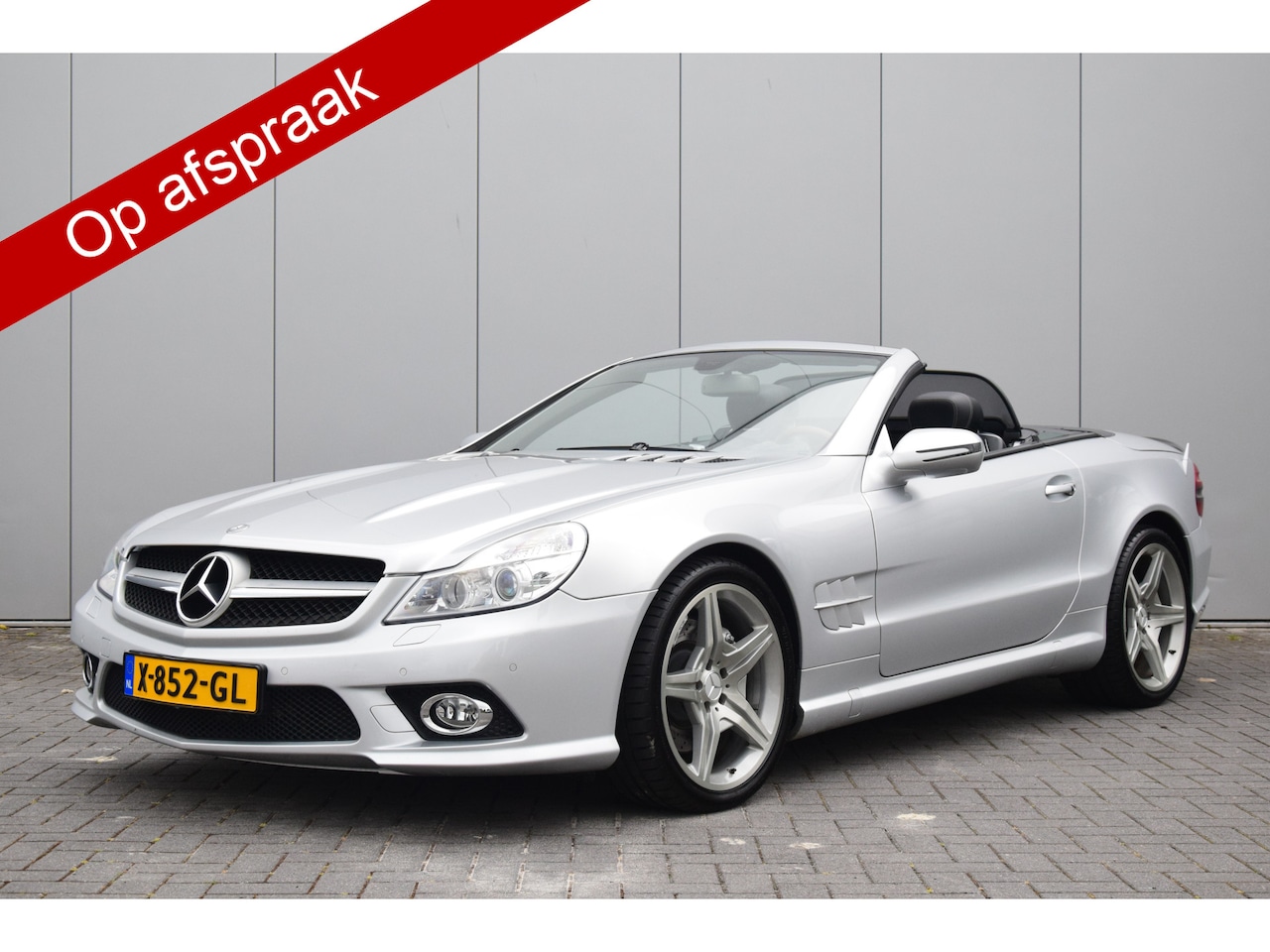 Mercedes-Benz SL-klasse - 550 AMG-Styling Bi-Xenon Leer/Verwarmd/Ventilatie/Airscarf Harman Kardon - AutoWereld.nl