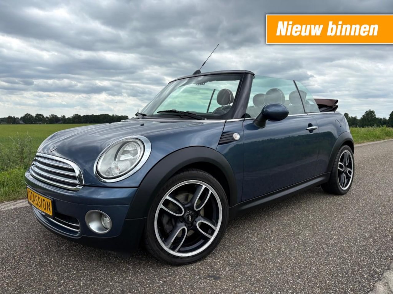 MINI Cooper - 1.6 CABRIO / LEDER / UNIEK / AIRCO / NETTE STAAT - AutoWereld.nl