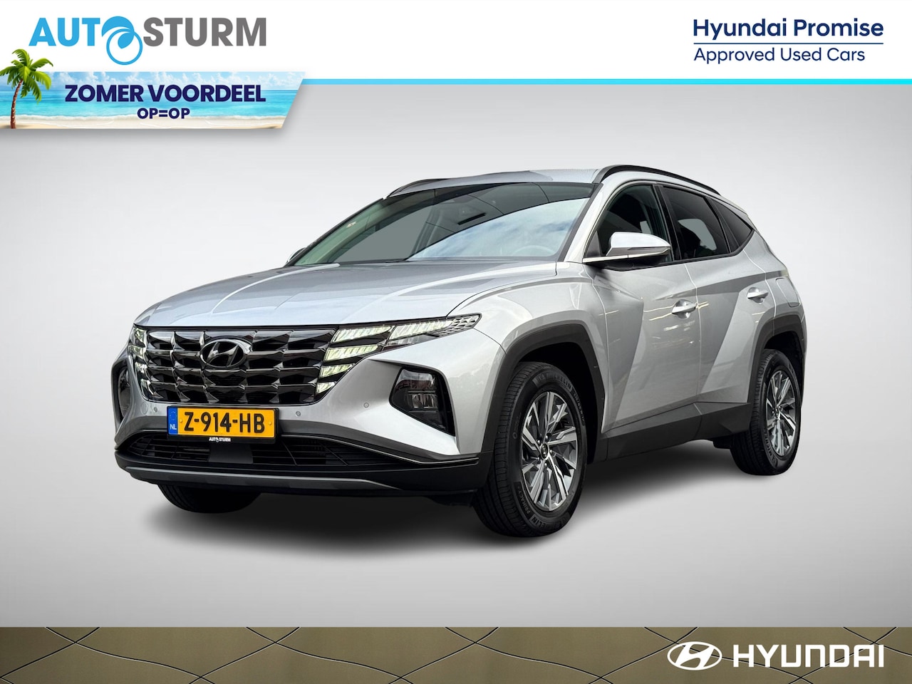 Hyundai Tucson - 1.6 T-GDI HEV Comfort Smart NL-Auto, 1650kg Trekgewicht! - AutoWereld.nl