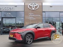 Toyota bZ4X - PREMIUM 71KWH 20"LMV PANODAK TREKHAAK EL-ACHTERKLEP KEYLESS STOEL/STUURVERW. HALF-LEDER EL
