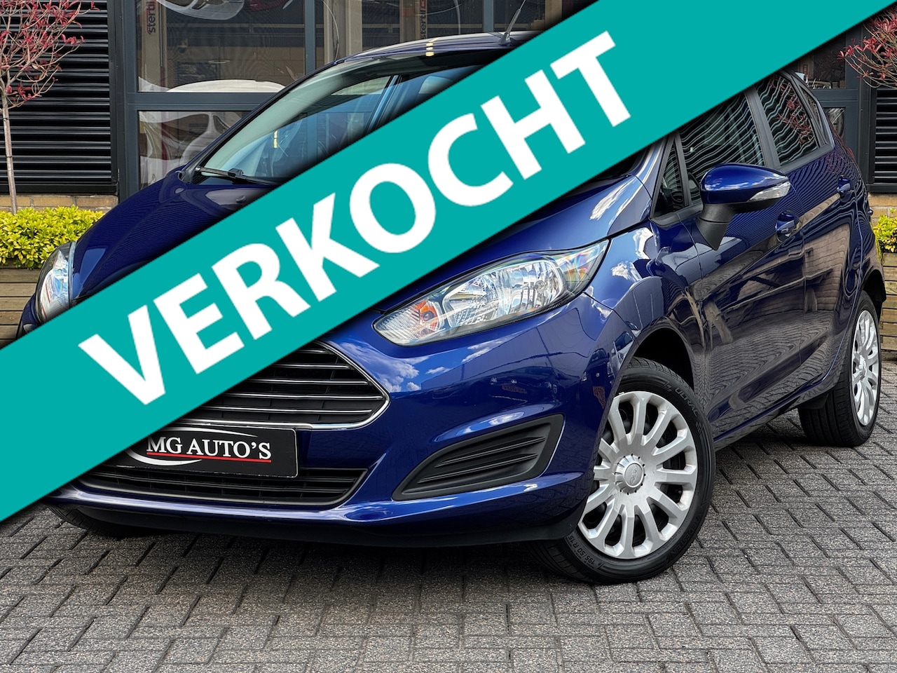 Ford Fiesta - 1.0 Style | Navigatie | Airconditioning | NAP | Elektrische Spiegels/Ramen | Metallic Lak - AutoWereld.nl