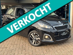 Peugeot 108 - 1.0 e-VTi Allure 2019 Zwart NAVI CLIMA LM NAP