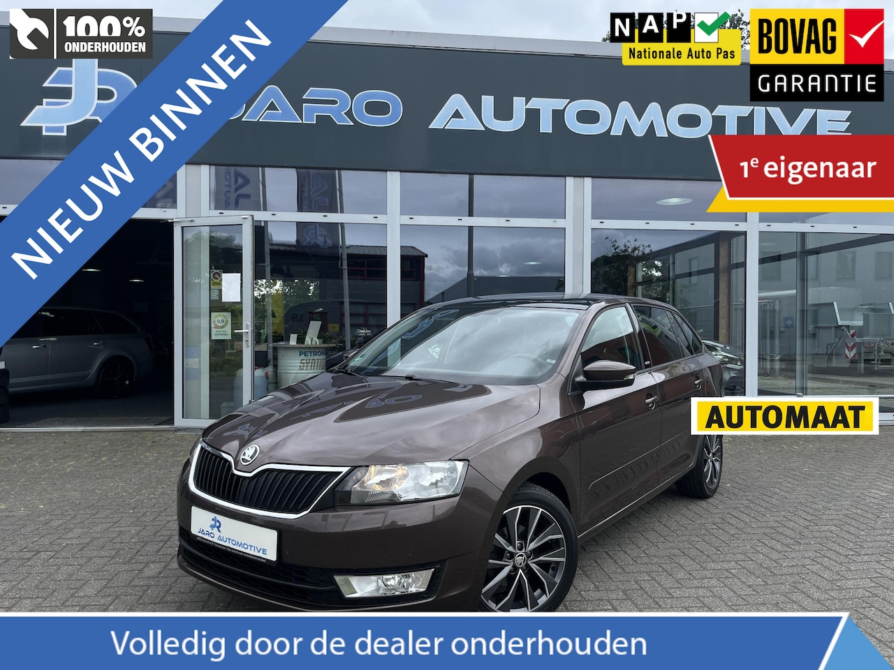 Skoda Rapid Spaceback - 1.2 TSI Greentech JOY | AUTOMAAT | PDC voor en achter | Panoramadak | Apple Carplay - Andr - AutoWereld.nl