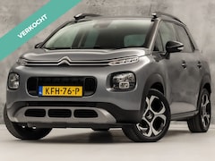 Citroën C3 Aircross - 1.2 PureTech S&S Shine Automaat (APPLE CARPLAY, GROOT NAVI, BRUIN LEDER, 360 CAMERA, GETIN