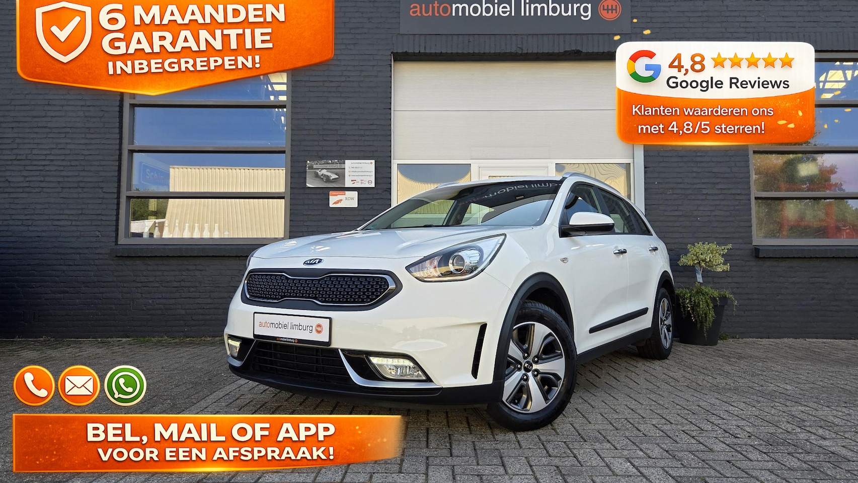 Kia Niro - 1.6 GDi Vision | AUTOMAAT | NAVIGATIE | CAMERA | VOLLEDIG AANTOONBAAR DEALER ONDERHOUDEN - AutoWereld.nl