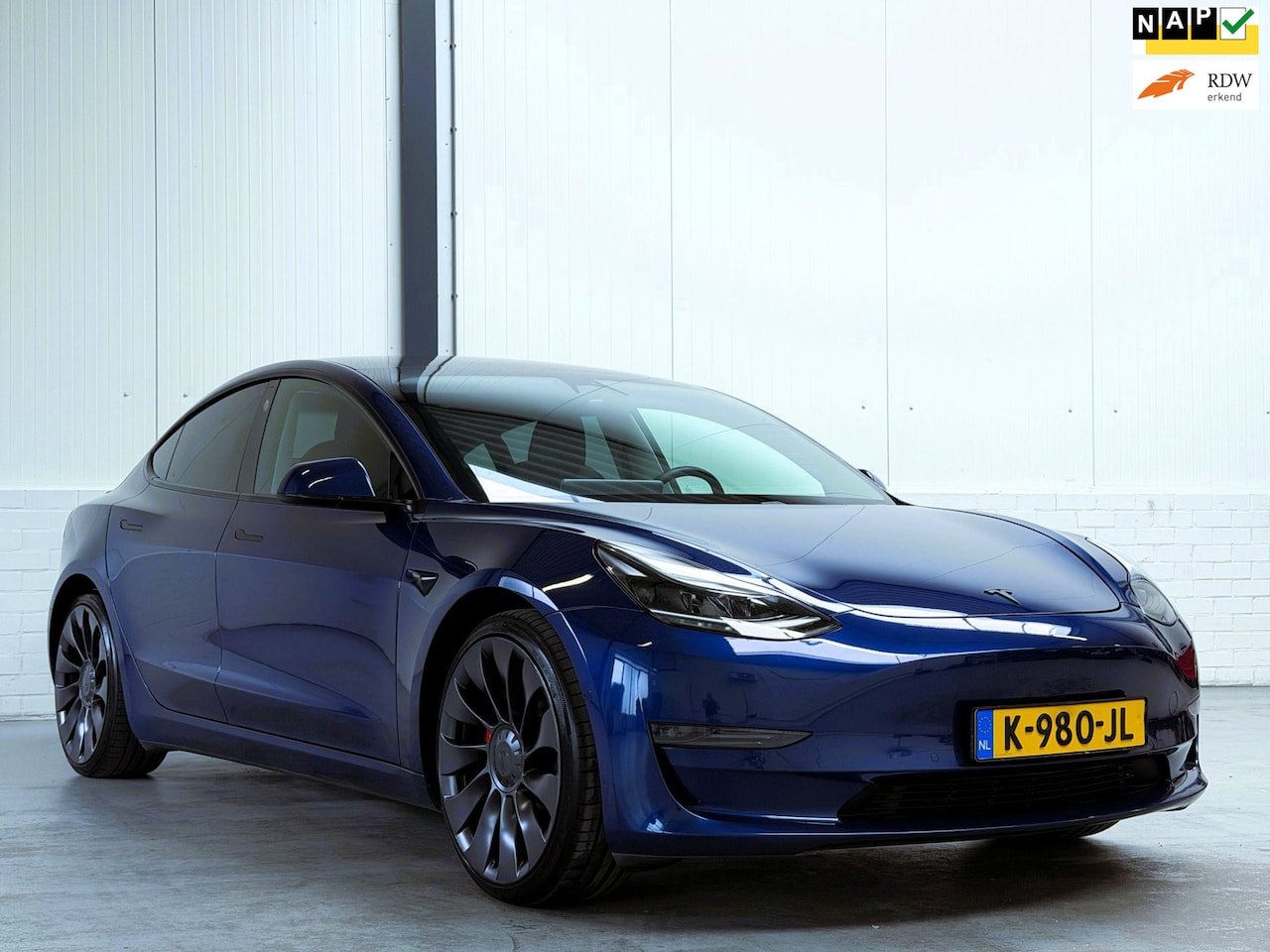 Tesla Model 3 - Performance AWD 75 kWh|Warmtepomp|FSD - AutoWereld.nl