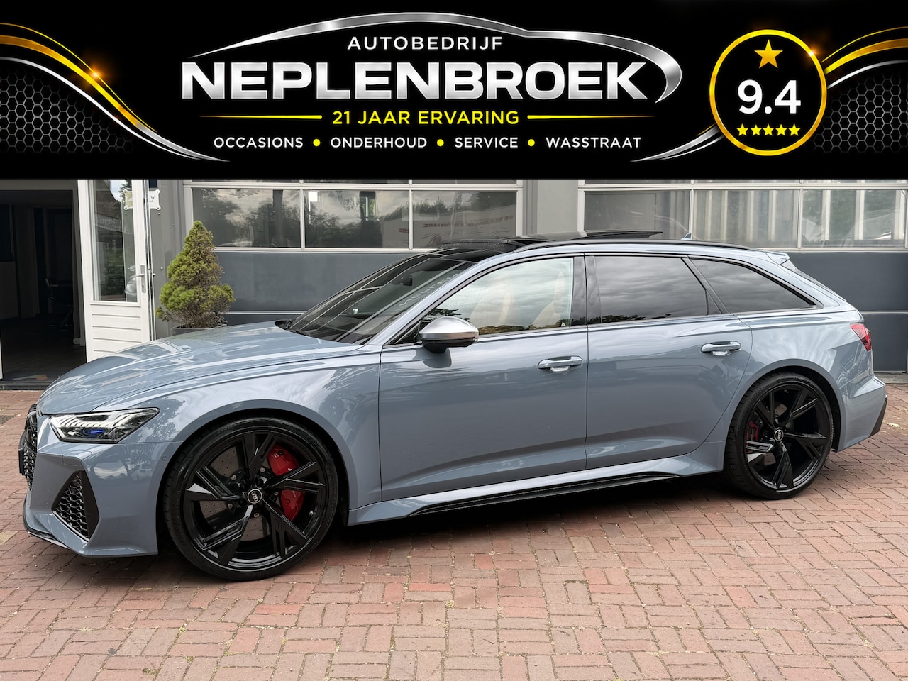 Audi A6 Avant - RS 6 TFSI quattro Dynamic Plus | Pano | Keramisch | B&O | Carbonpakket | 4WS | HUD | - AutoWereld.nl