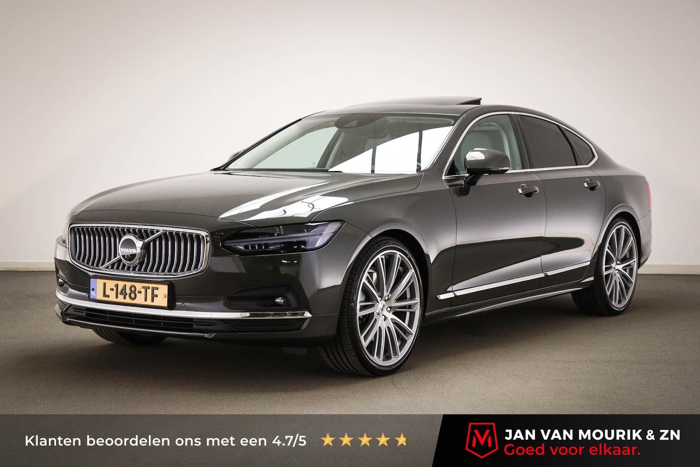 Volvo S90 - 2.0 B4 Inscription | LOUNGE / STOELEN- PACK | SCHUIFDAK | HEAD UP | 360 CAMERA - AutoWereld.nl