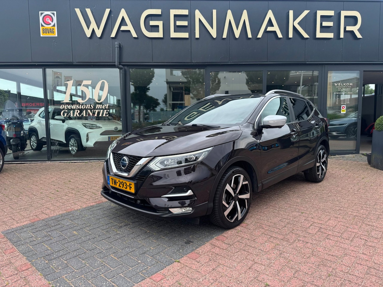 Nissan Qashqai - 1.2 Tekna + Leder|PANO|NAV|360CAM|DealerOHoud - AutoWereld.nl