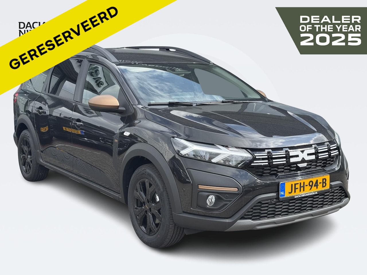 Dacia Jogger - 1.6 Hybrid 140 Extreme 7p. AUTOMAAT | CAMERA | NAVI | STOELVERW. | CLIMATE | CRUISE - AutoWereld.nl