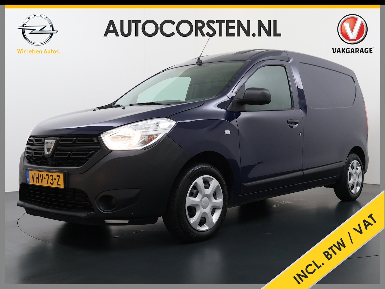 Dacia Dokker - DCi Airco Navi Trekhaak Euro 6 DAB Bluetooth Essential Betonplex Vloer Lat om Lat betimmer - AutoWereld.nl