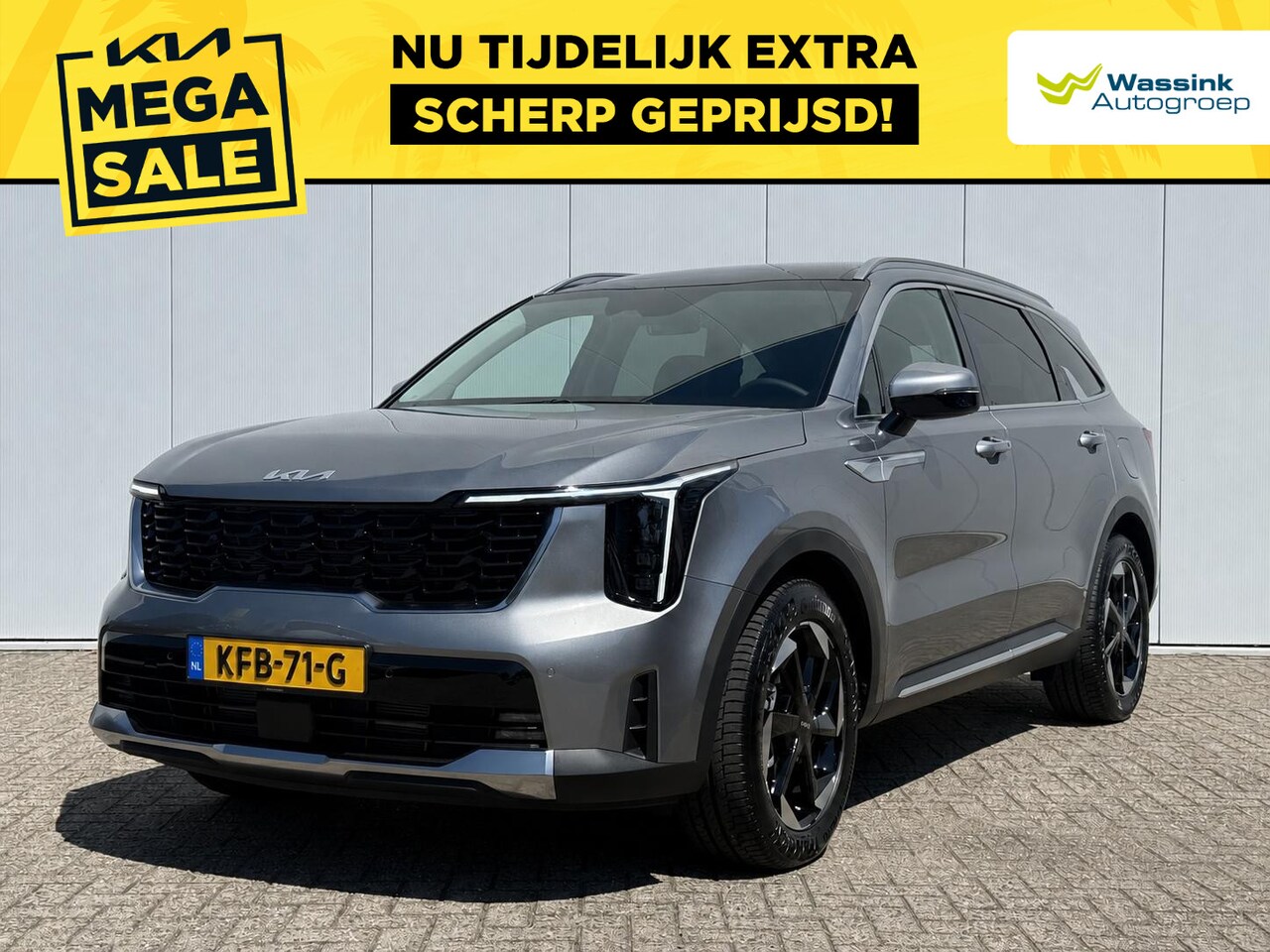 Kia Sorento - 1.6 T-GDi Plug-in Hybrid 4WD DynamicPlusLine 7p | 7 Zits | Stoel- stuurverwarming | Adapti - AutoWereld.nl