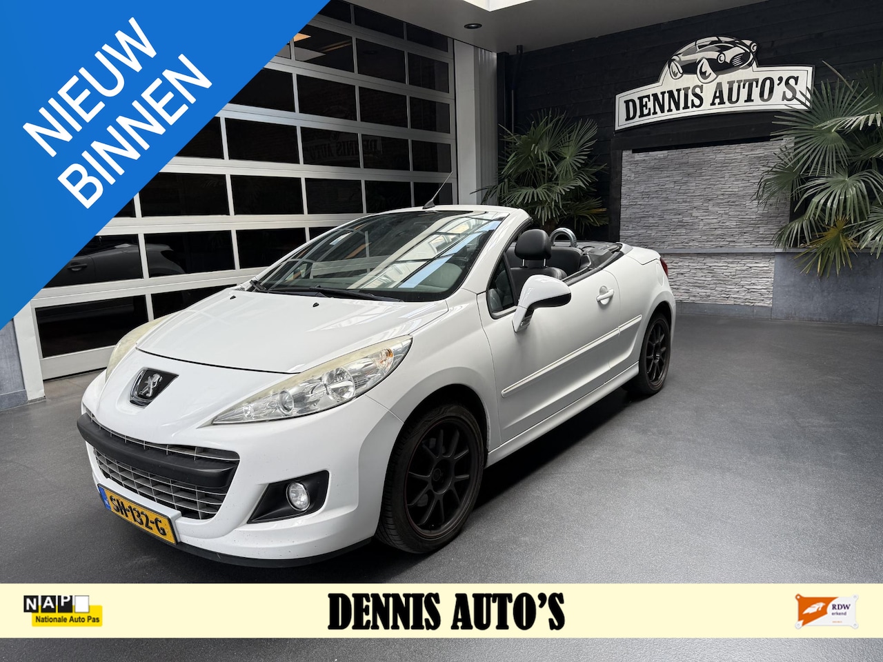 Peugeot 207 CC - 1.6 VTi Griffe leder verw stoelen airconditioning - AutoWereld.nl