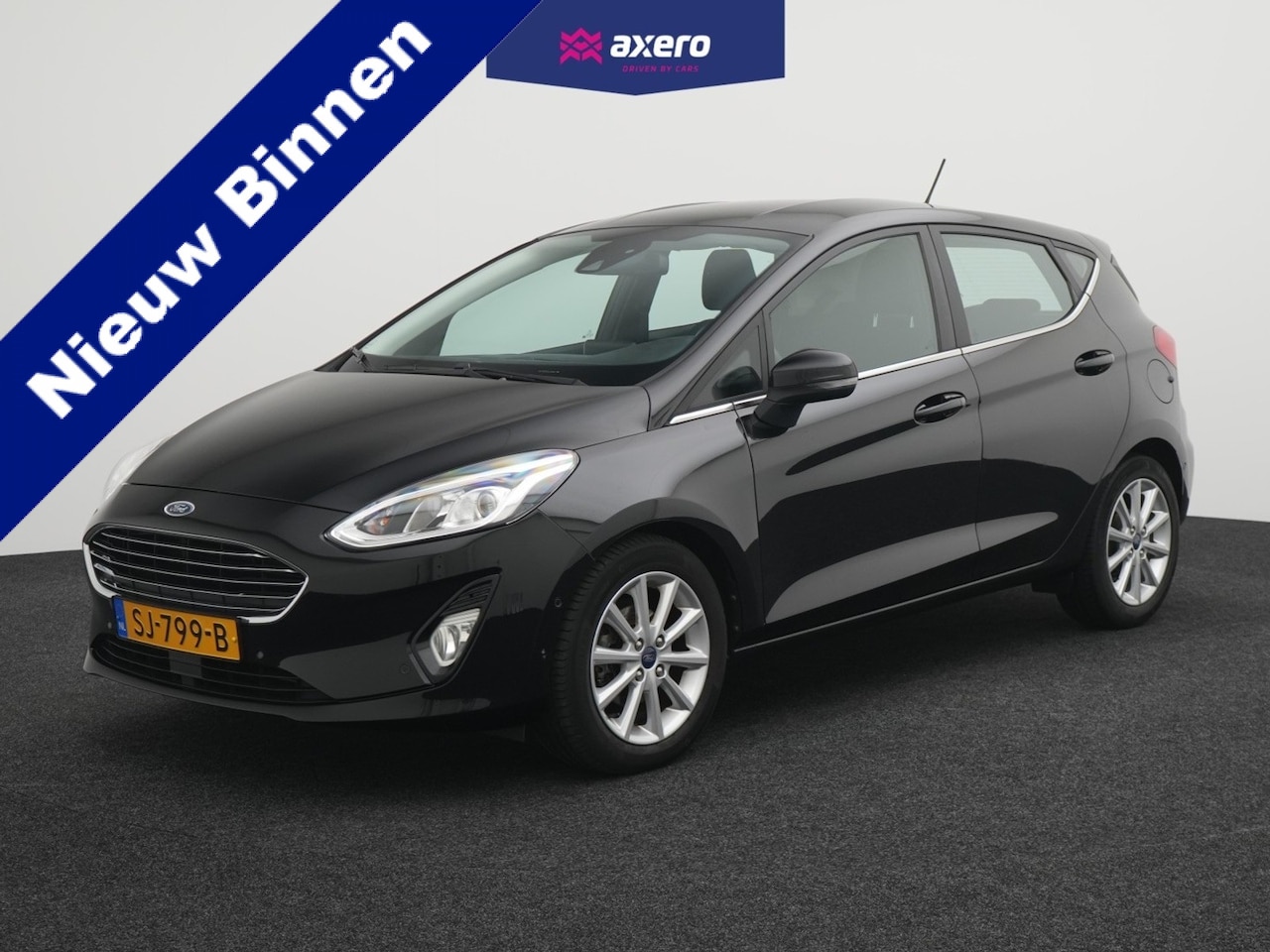 Ford Fiesta - 1.0 EcoBoost Titanium 4-2018 • 74 kW / 101 PK • Benzine • Automaat • Stoel & Stuurverwarmi - AutoWereld.nl