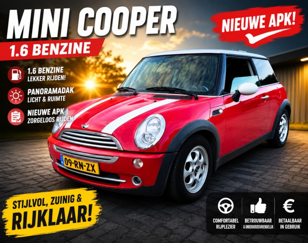 MINI 3-Deurs - 1.6 Cooper Chili Panoramadak - AutoWereld.nl
